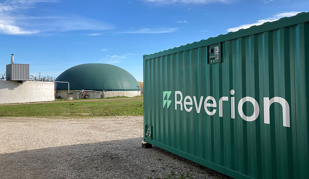 Foto einer Biogasanlage von Reverion
