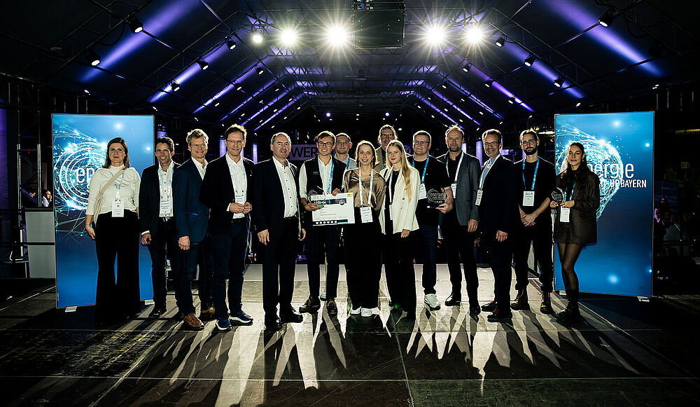 Gruppenfoto der Gewinner