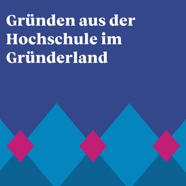 Grafik mit der Überschrift "Gründen aus der Hochschule im Gründerland"